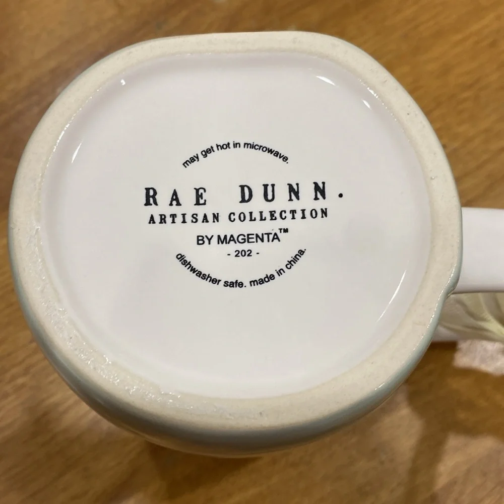 NWT.  Rae Dunn, 24oz., hummingbird, ceramic mug. - Picture 6 of 12